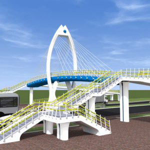 Tanzanian Mwanza pedestrian bridge Tanzanian Mwanza pedestrian bridge